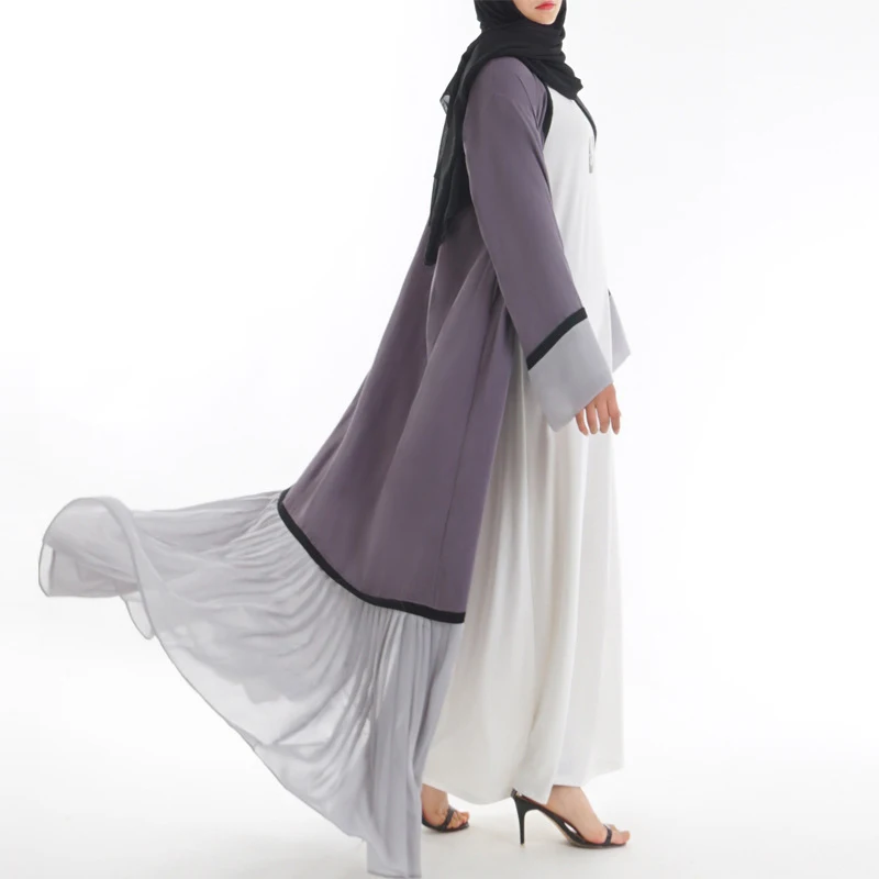 Женский кардиган Abaya длинное мусульманское платье кимоно туника|Мусульманская