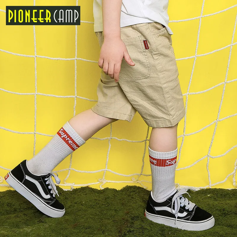 Pioneer kids/Новые поступления шорты одежда для детей однотонные повседневные