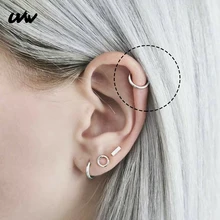 UVW104 2 шт. модные 316L стальные круглые формы сегменты козелка