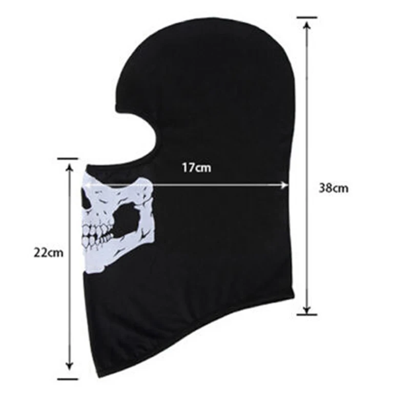 Балаклава мотоциклетный лыжный спортивный шлем снуд Байкер Велоспорт Призрак