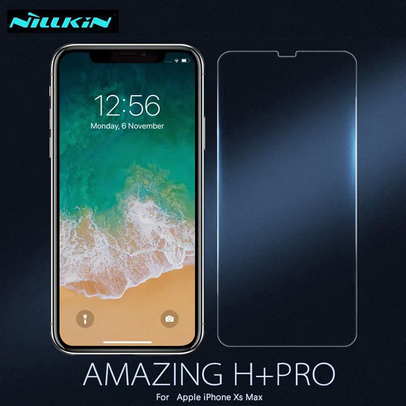 Для iPhone X XS Max XR закаленное стекло Nillkin 9H жесткое прозрачное стекло защитная пленка для Apple iPhone XS Max ультратонкая