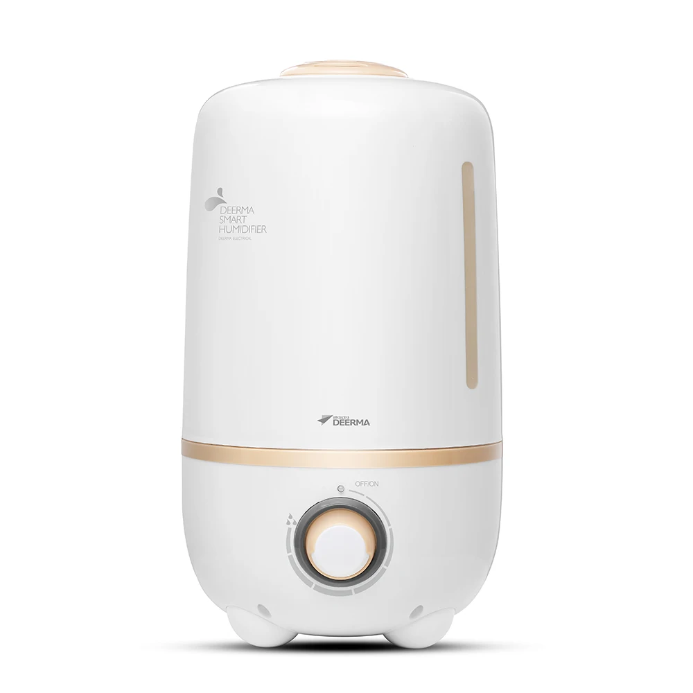 Xiaomi экологический бренд DEERMA 4L увлажнитель воздуха для дома и офиса 250 мл/ч большой туман Арома диффузор тумана - Цвет: Белый