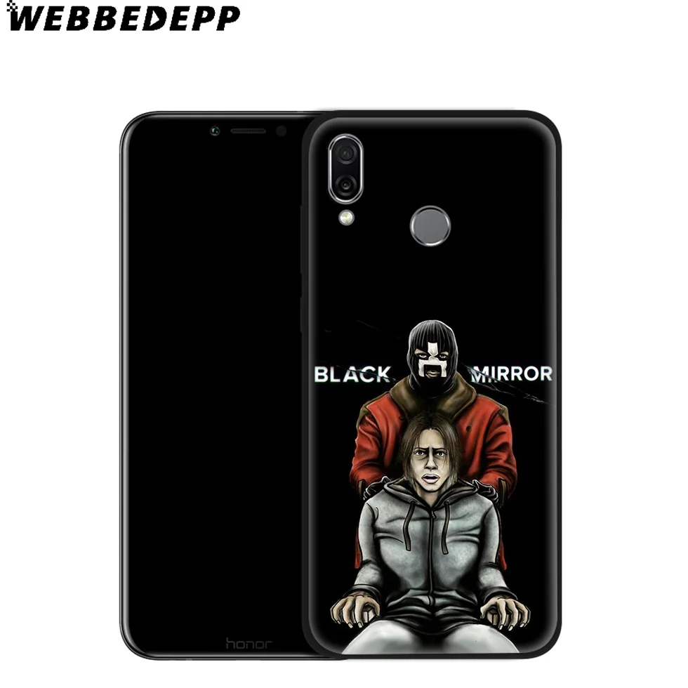 WEBBEDEPP черный зеркальный ТВ-шоу мягкий чехол для Huawei Mate Honor 20 6A 7A 7C 7X 8 9 9X 10 View Lite Pro 30 |