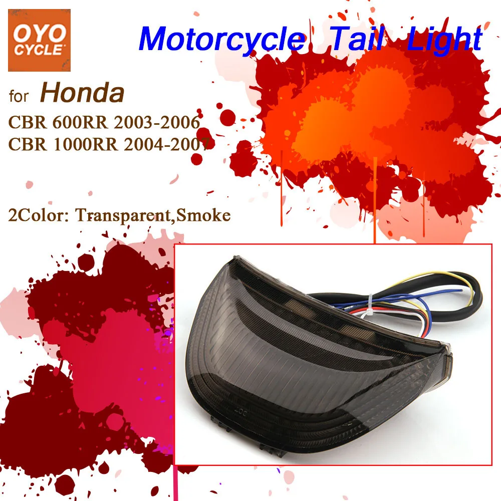 Светодиодный задний фонарь для Honda CBR1000RR CBR600RR CBR600 RC51 VTR1000 интегрированный