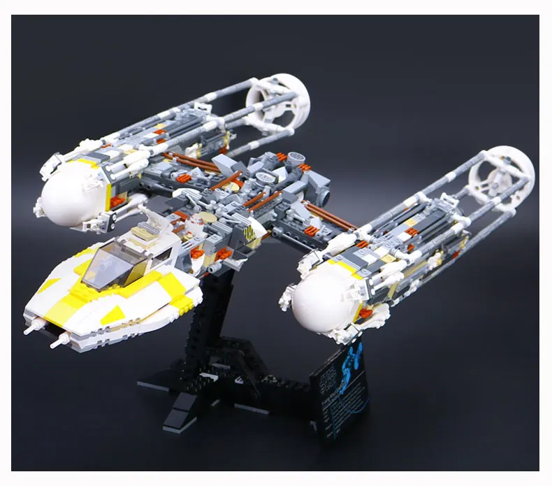 Star 05040 Wars Y-Wing Attack Starfighters Set Building Blocks Bricks Compatible with 10134 Christmas gifts