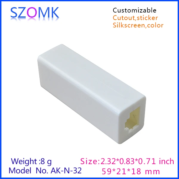 Электронный пластиковый Малый инструмент USB Беспроводная коробка (1 шт.) 59*21*18 мм