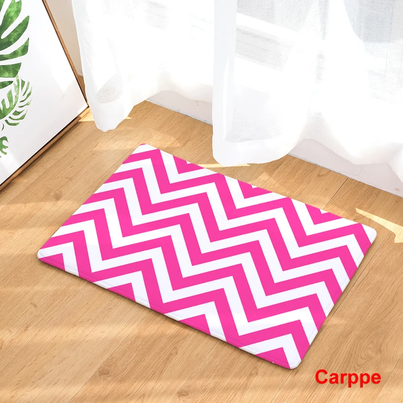 Нескользящий напольный коврик с геометрическим рисунком 40x60 50x80 см|printed doormat|carpet