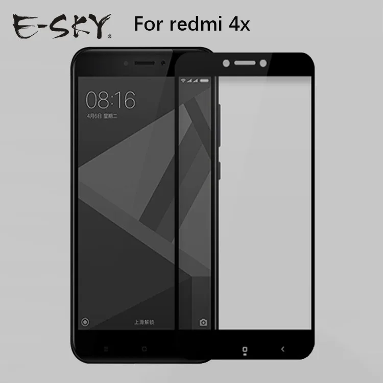(3 шт.) Защитная пленка для экрана E-SKY 9 H полное покрытие xiaomi redmi 4A 4X note4 note5A