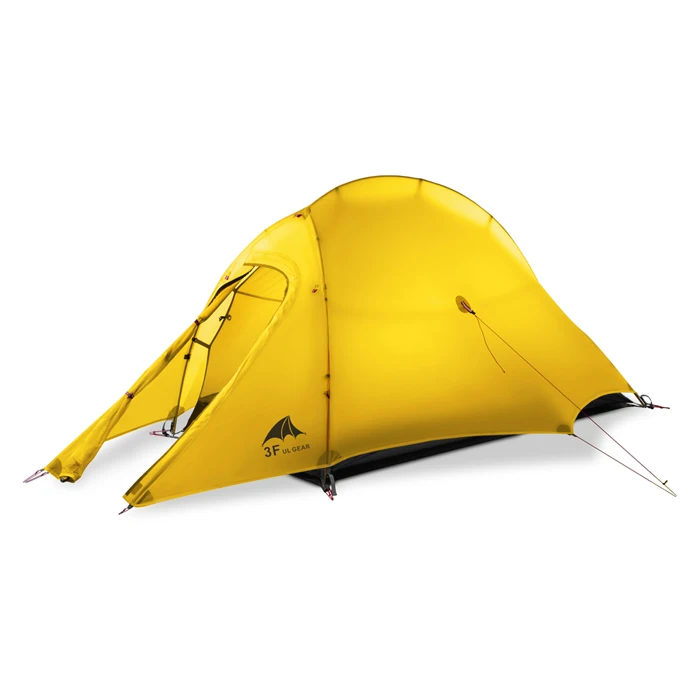 Сверхлегкая палатка 3F UL GEAR Oudoor 4 сезона 1 для одного человека профессиональная 15D