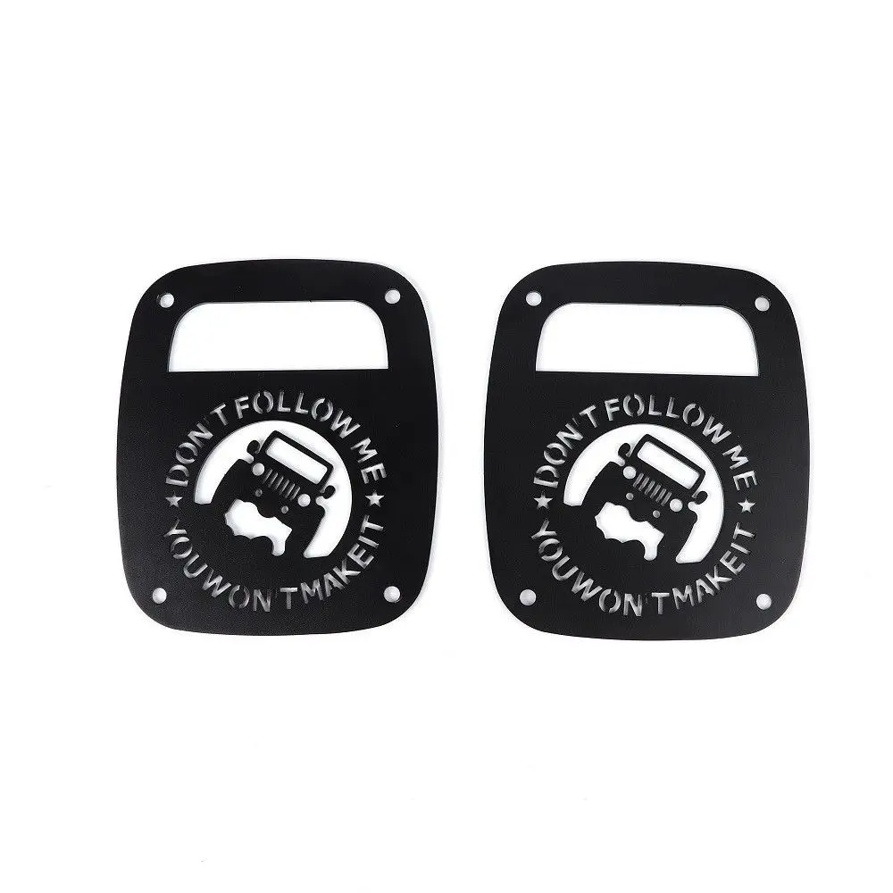 Алюминиевые защитные накладки на задсветильник для Jeep Wrangler TJ LJ 1997-2006 аксессуары