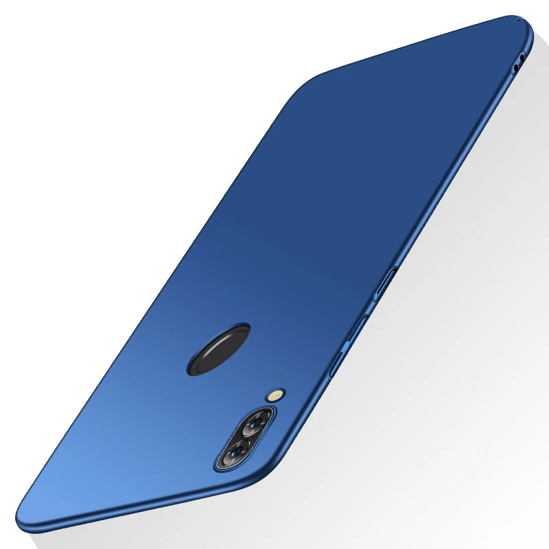 Синий Чехол для телефона huawei Honor 9 10 Lite 20 8 Pro View 20 Play Жесткий ПК простой чехол для Honor 10 светильник 9 Lite 10i 20i матовый - Цвет: Синий