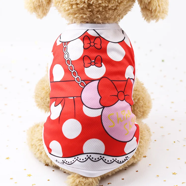Spring And Summer Season Pet Supplies Dog Clothe Vest Cotton Material Cat Clothes Suitable For Small Medium Dogs | Дом и сад