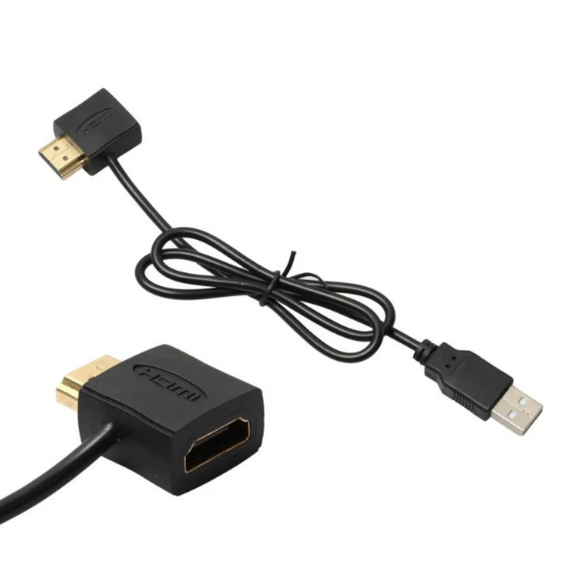 USB HDMI адаптер конвертер 2 0 папа к Женский питания кабель A/V 50 см для 1080P HDTV |