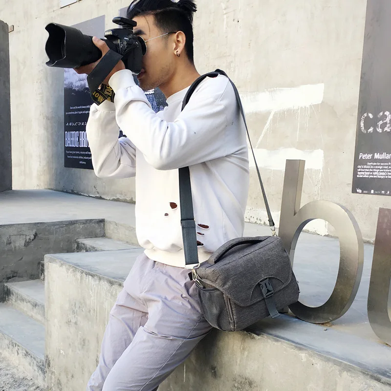 Водонепроницаемая DSLR SLR Противоударная сумка через плечо для камеры Canon Sony Nikon