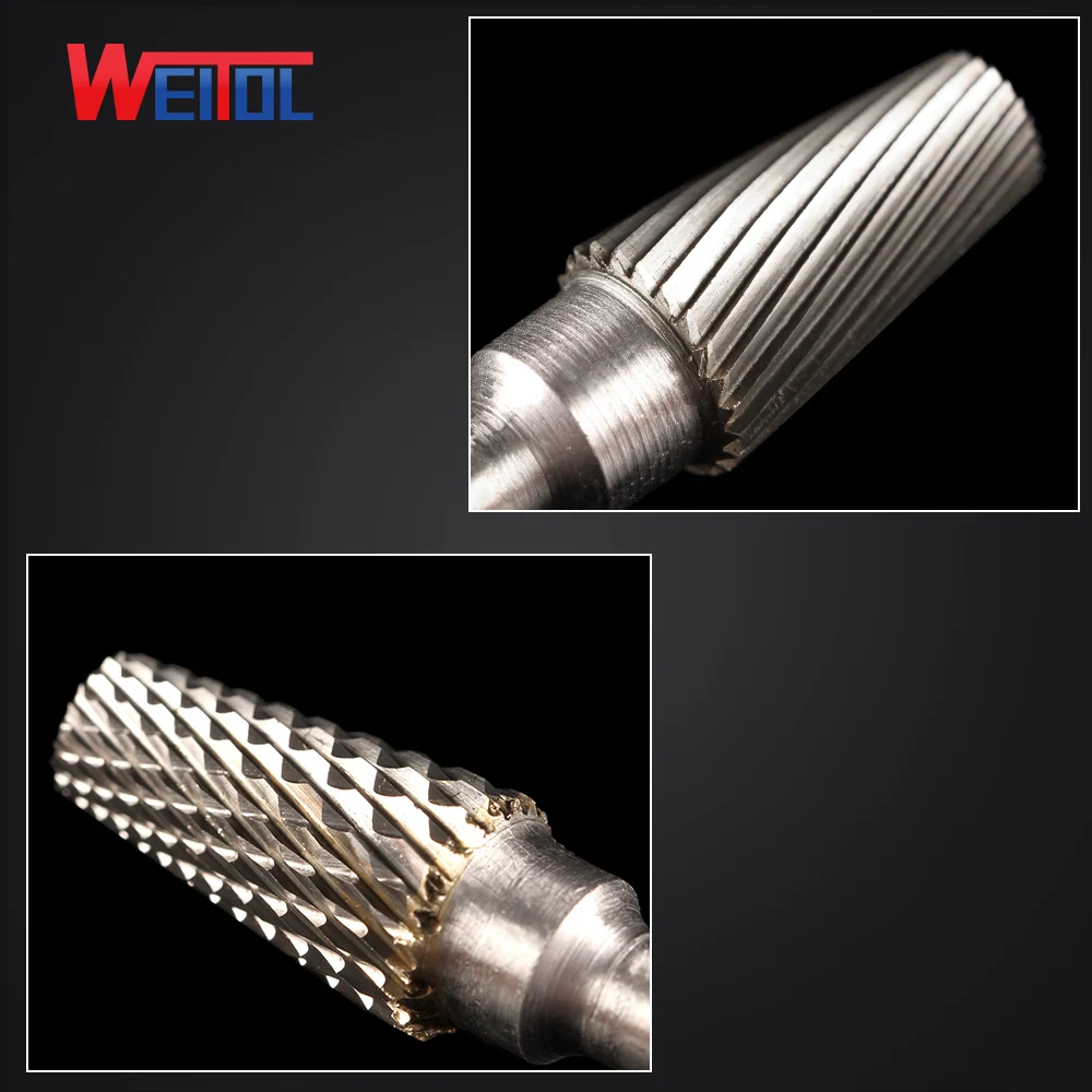 Weitol 1pcs 6mm S type carbide rotary files power tools burrs cutter bits engraving CNC router | Инструменты
