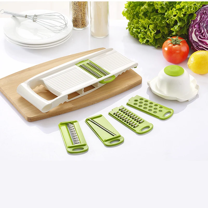 Мандолина Slicer руководство овощерезка Slicer с Нержавеющая сталь лезвие картофель морковь сыр Фрукты Терка Dicer Кухня инструмент
