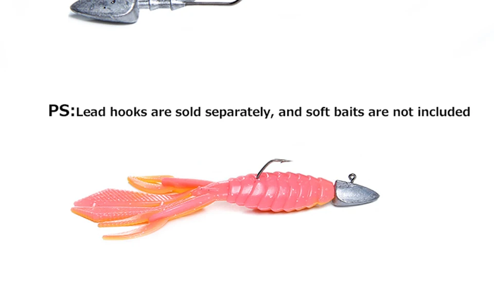 Рыболовные крючки Walk Fish, 5 шт./лот, 3,5 г, 5 г, 7 г, 10 г, 14 г, 20 г, свинцовая головка, крючок, приманка, джиг, головка, разноцветные рыболовные снасти, крючки