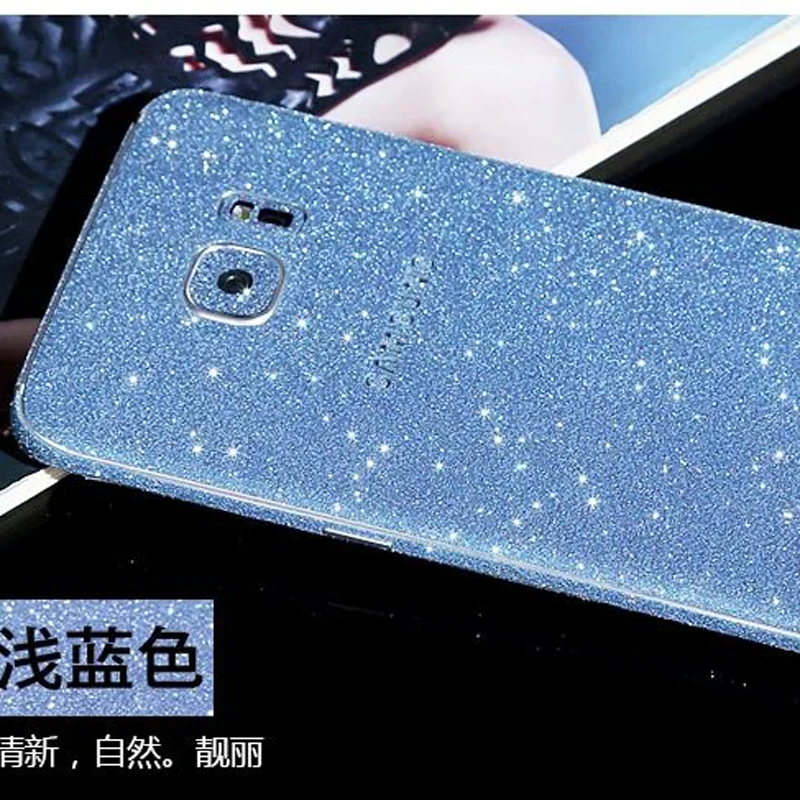 Bling Diamond Colorful Sticker Case For Samsung Galaxy S5 S6 S7 Coque Fundas Edge Capa Para Capinha Plus |