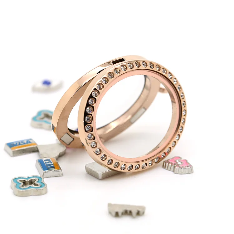 Скидка 10%! BAOHUI новейший стиль 35*29 мм подвеска цвета розового золота с кристаллом