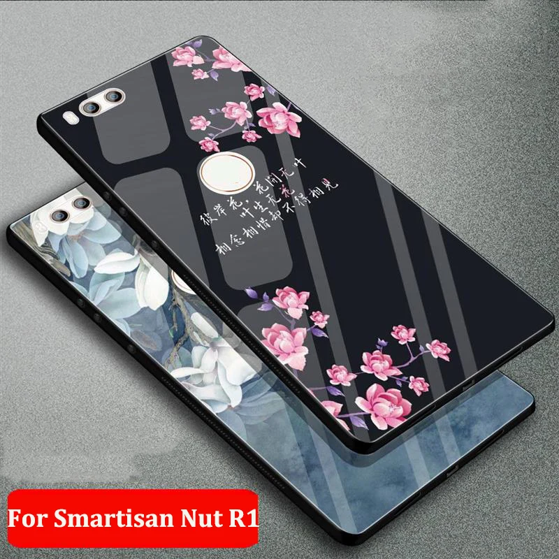 Защитный чехол для Smartisan Nut R1 милый мультяшный из закаленного стекла NutR1 телефона
