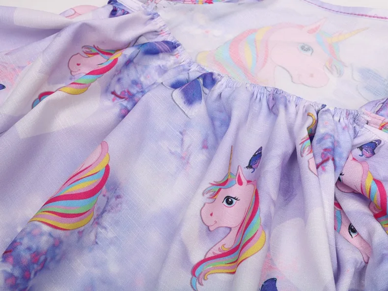 

Unicorn Girls Dress Summer Kids Dresses For Girls Party Dress Birthday Gift Costume Princess toddler Dress Children Clothing
