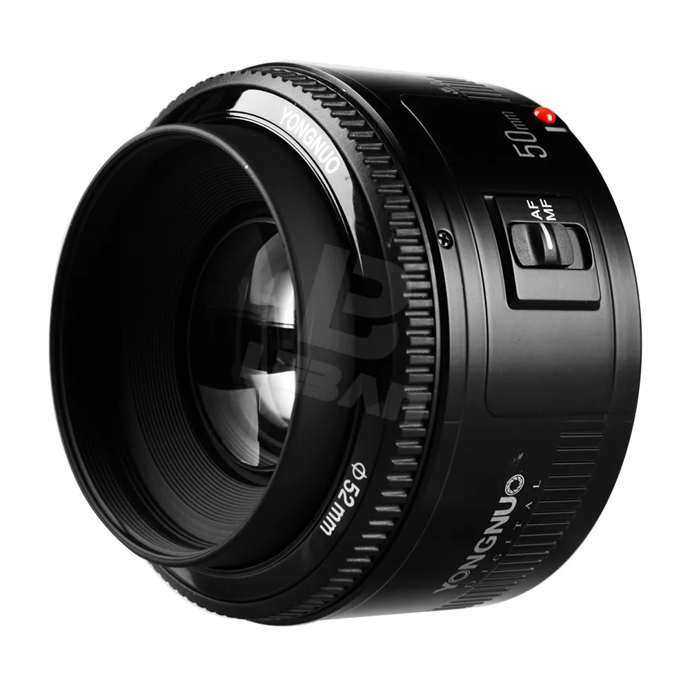 Объектив YONGNUO YN50mm f1.8 YN EF 50 мм f/1 8 AF апертура YN50 автофокус для цифровых зеркальных