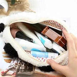 1 шт. милый мультяшный Кот панда форма мягкий плюшевый косметичка для макияжа