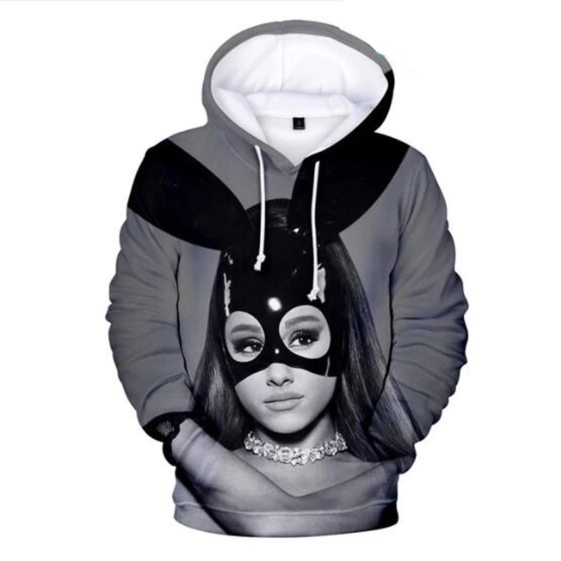 Ariana Grande Dangerous Woman 3D толстовки для женщин Harajuku пуловер с длинным рукавом капюшоном