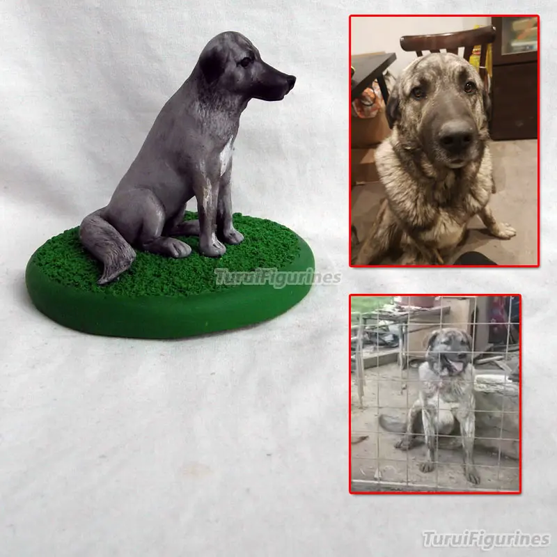 Ooak кукла из полимерной глины фигурки для домашних питомцев на день рождения