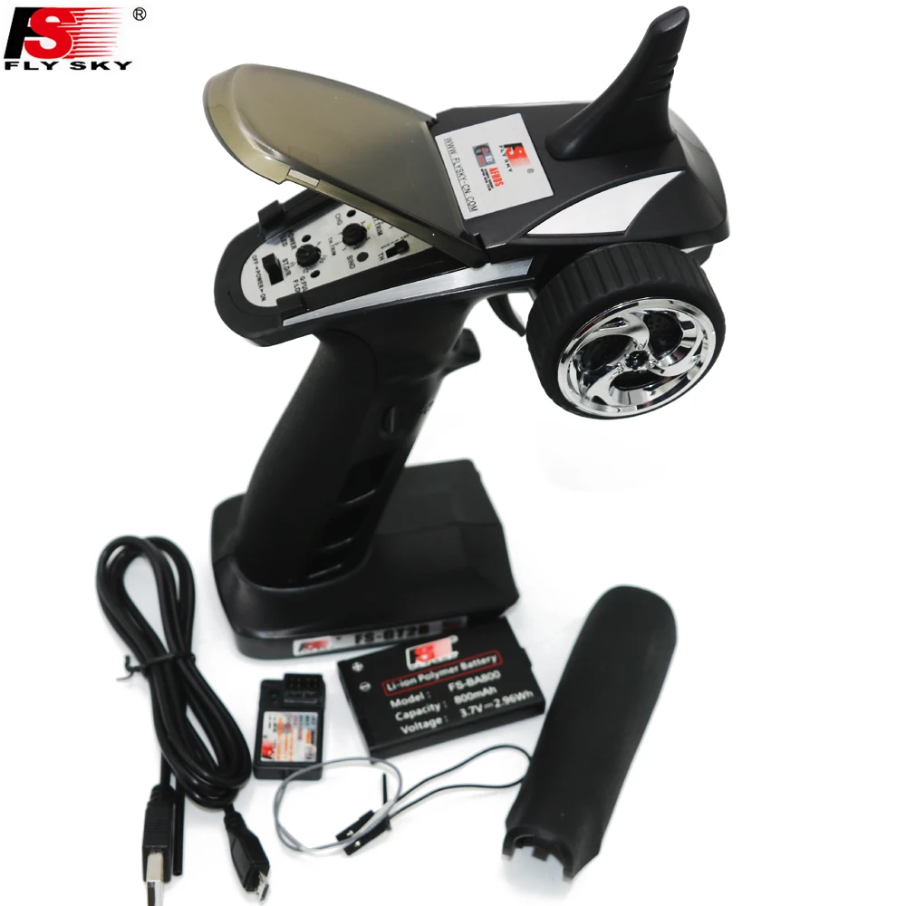Flysky RC контроллер с приемником аккумулятор TX USB кабель ручка обновленная модель GT2