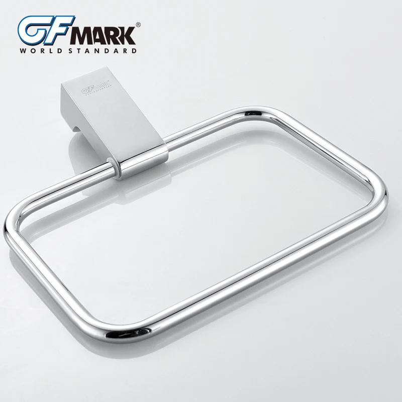 GFmark квадратные кольца для полотенец настенные аксессуары ванной комнаты кольцо