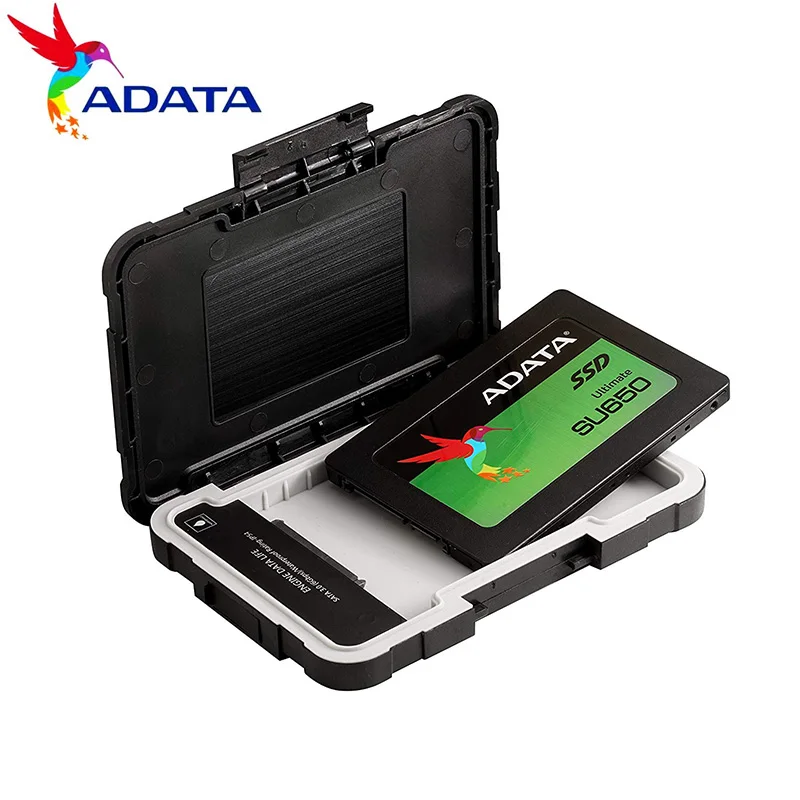 ADATA корпус для жесткого диска HDD чехол HD 2 5 дюймов SATA к USB 3 1 адаптер SSD диск коробка