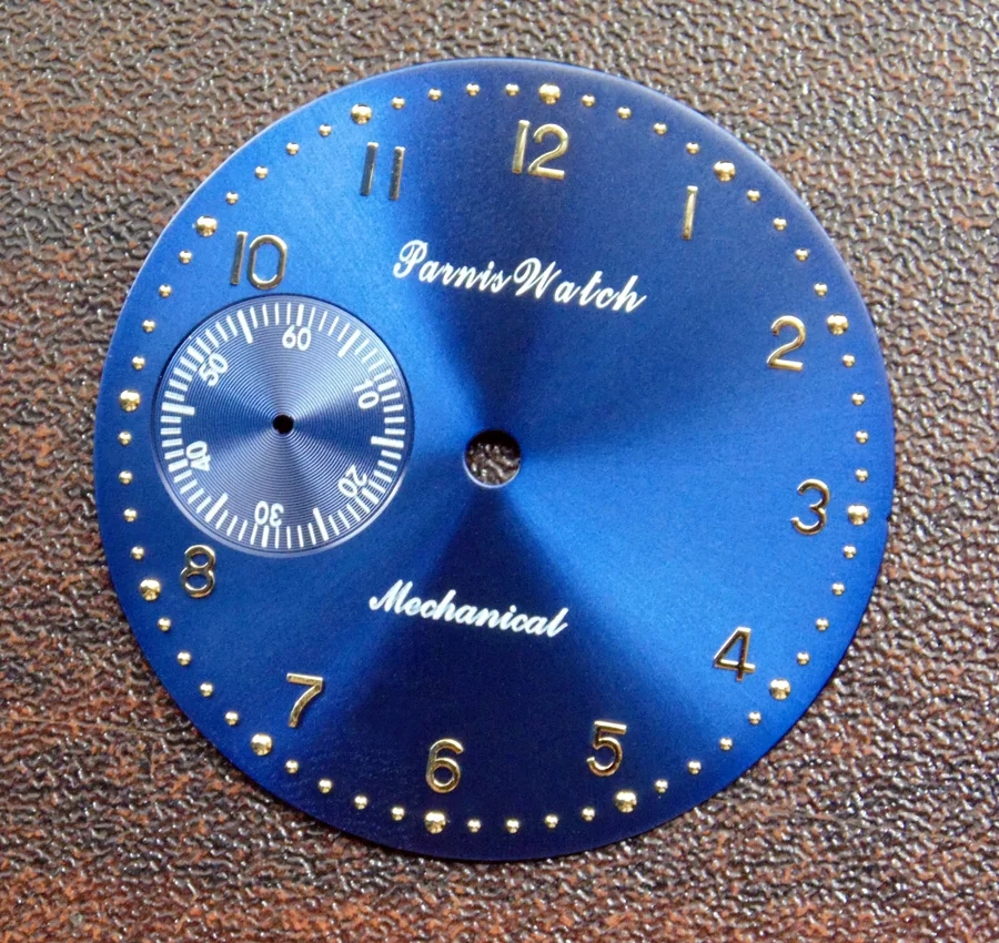 Мужские часы parnis P416 белые или синие с циферблатом 38 9 мм подходят для ETA 6497 Asia|watch