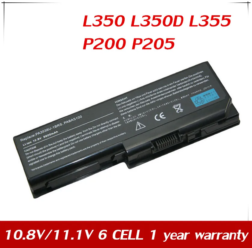 Аккумулятор 7XINbox для Toshiba Satellite L350 L350D L355 P200 P205 Pro L300 P300D X205 X200 PA3536U 1BAS PABAS100|battery for