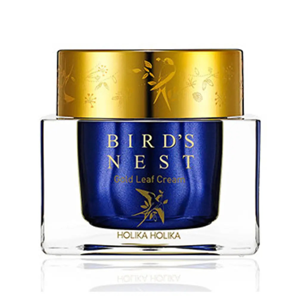 HOLIKA Prime Youth Bird Nest крем с золотыми листьями 55 мл для лица Уход за лицом против морщин