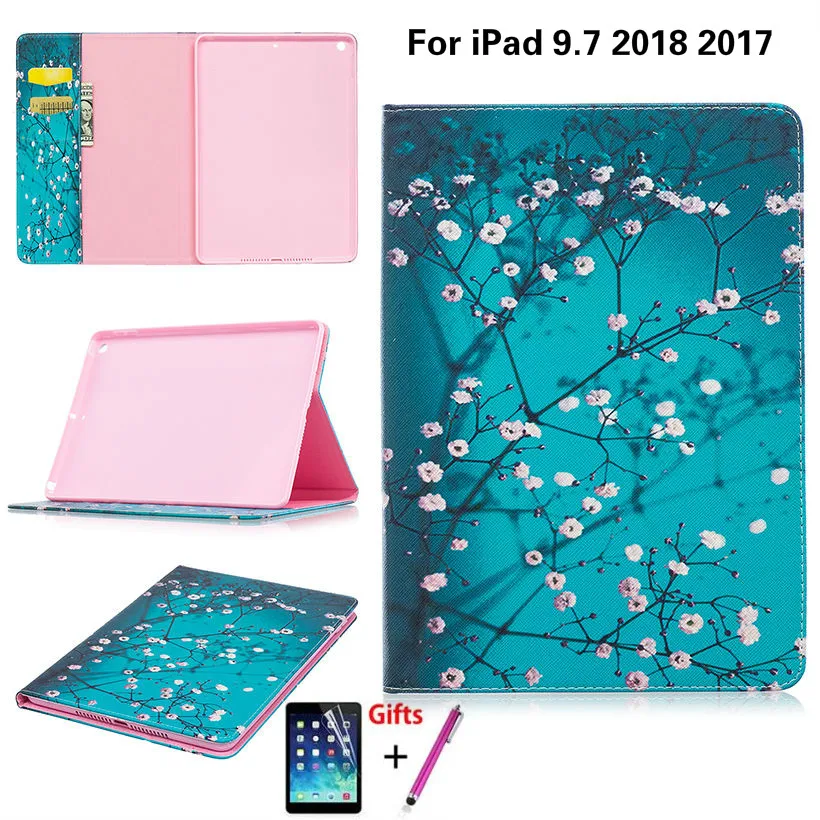 10 мультяшных рисунков чехол для Apple нового IPad 9 7 2017 2018 силиконовый планшета из