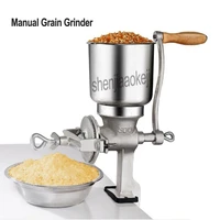 hand cranked grain grinder corn nut soy peanuts rice manual graining machine restaurant cereals grinder 1pc