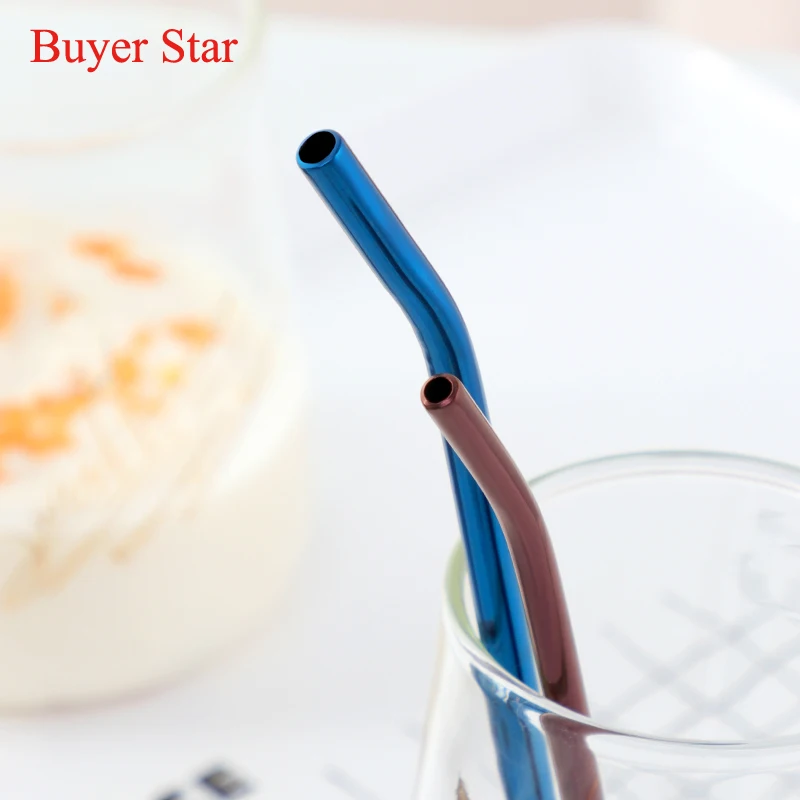 4 Pcs Stainless Steel Drinking Straw Spoon With Long Handle Big Cocktail Coffee Milk Tea Ice Cream Stirring Bar Accessory | Дом и сад