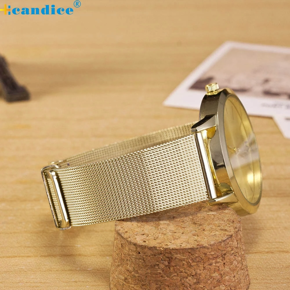 Великолепные Relojes Mujer модные часы женские золотые из нержавеющей стали наручные