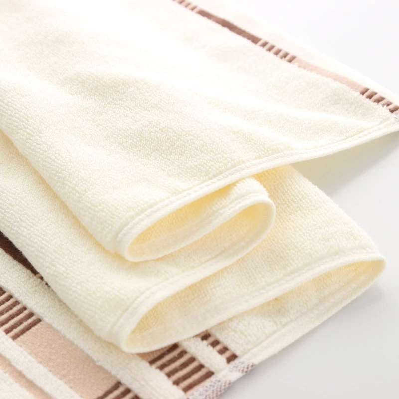 

100% Plain Jacquard Household Adult Towels Super Soft Cotton Absorbent Wash Face Towel Asciugamani Hand Towel