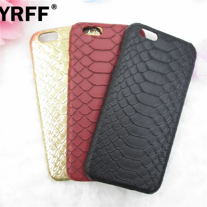 

Simple Retro Snake Skin Phone Back cover Cases For Apple iPhone 6s 6 case for iphone X 7 plus 8 Plus 5 5S hard Protective Cover