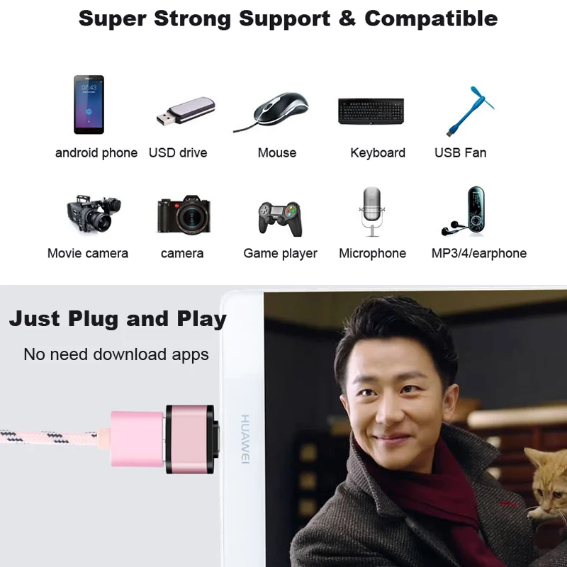 USB Micro OTG адаптер Male к 3 0 Женский синхронизации данных зарядный для Android телефона