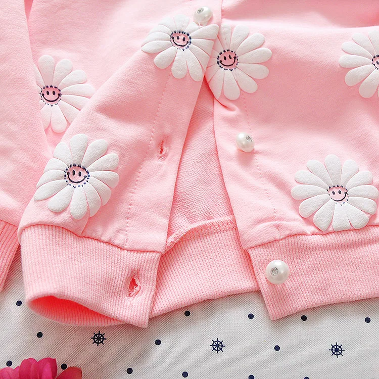 CUTEMOON/куртки для маленьких девочек Пальто Детская одежда Одежда с цветочным