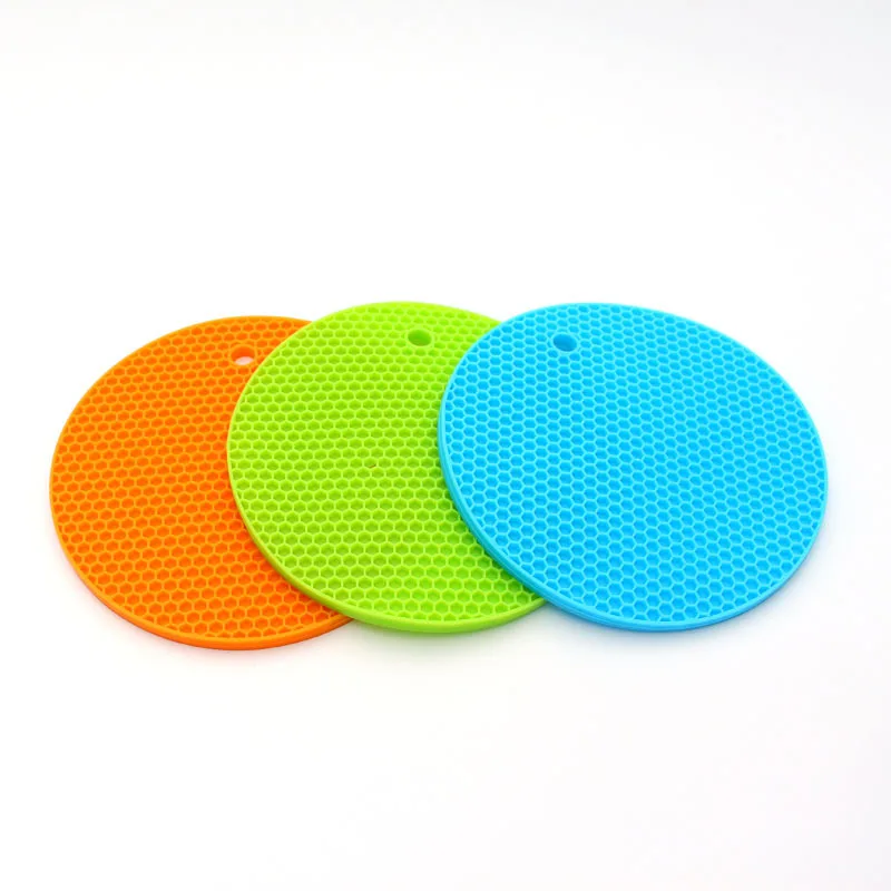 1 шт. круглая Толстая силиконовая сотовая изоляционная прокладка новая