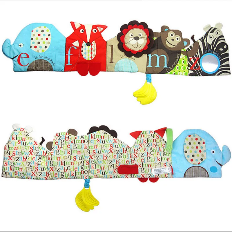 Безопасность Ткань Книга коляска младенческой Прорезыватель игрушки плюшевые