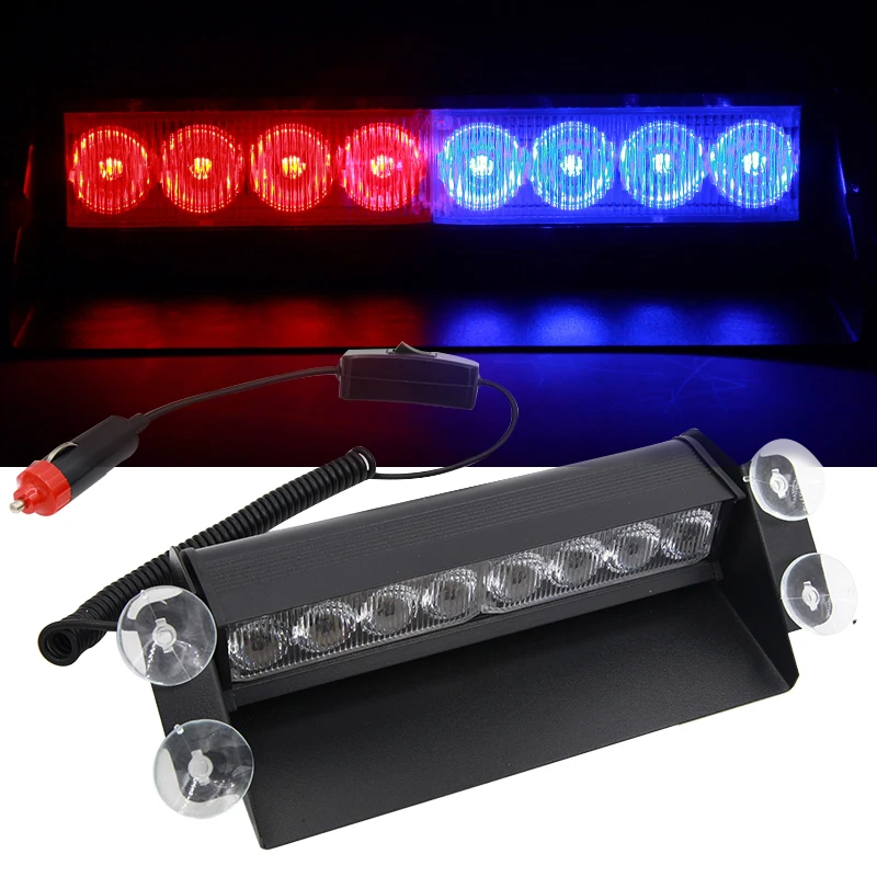 LYMOYO 8 светодиосветодиодный RGB аварийный стробоскоп предупреждающий фонарь