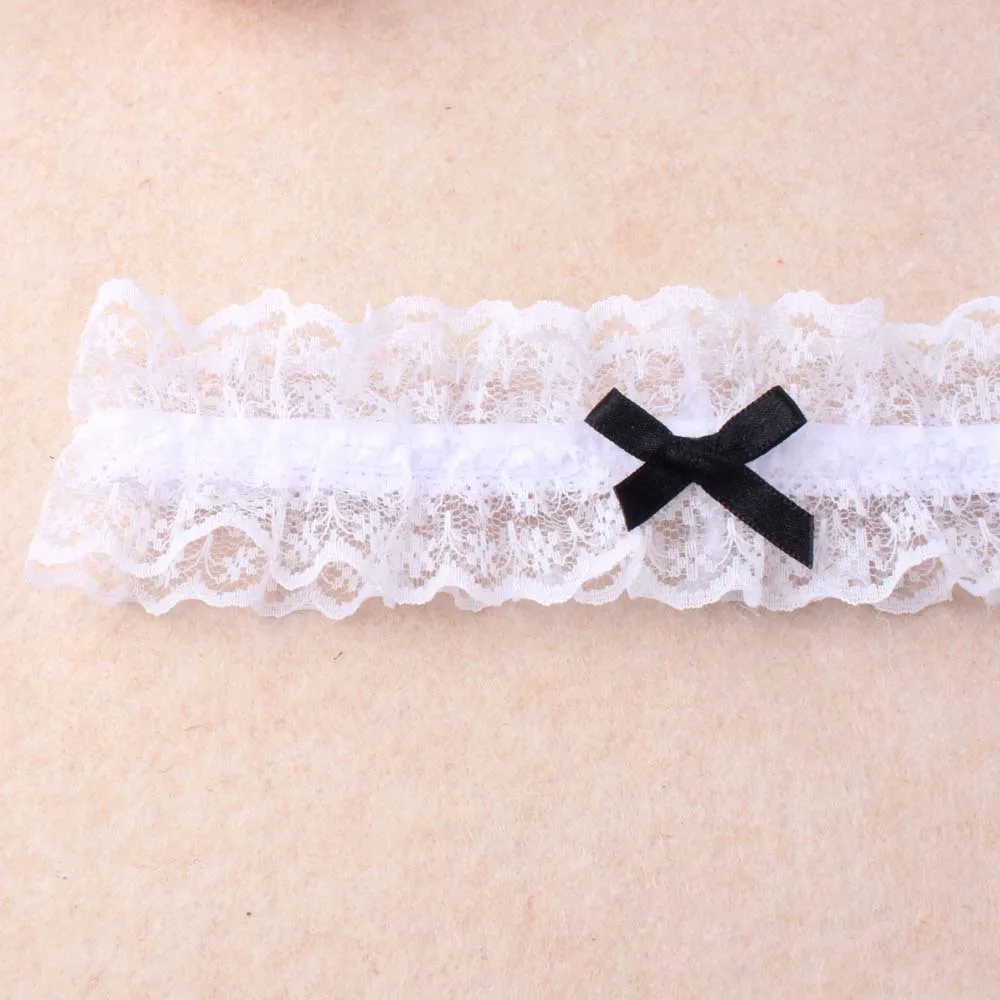 Women Sexy Lingerie Lace Floral Garter Belt Bowknot Leg Loop Wedding Garters Bridal Cosplay Fashion Stocking Ring | Женская одежда