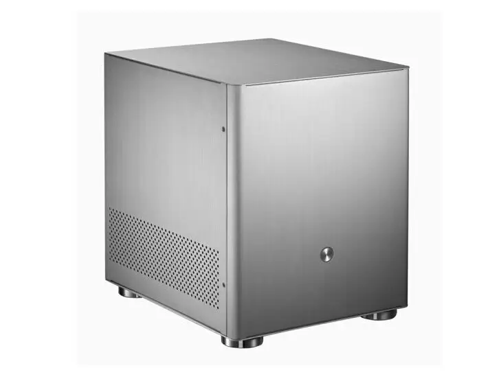 JONSBO V4 MATX алюминиевое шасси для HTPC USB3.0 мини-шасси из чистого алюминия компьютерное маленькое шасси - Цвет: Silver