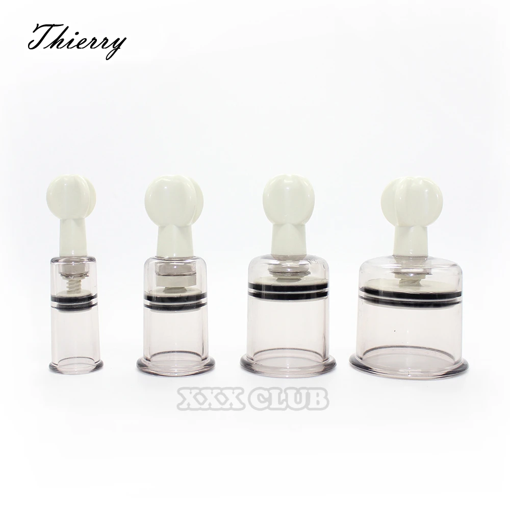 1 пара Стимулятор клитора и сосков массажный подтягивающий вакуумный насос