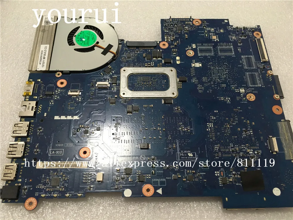 Yourui GY07W 0GY07W CN-0GY07W подходит для ноутбука Dell Inspiron 3521 3721 материнской платы VAW00 LA-9104P